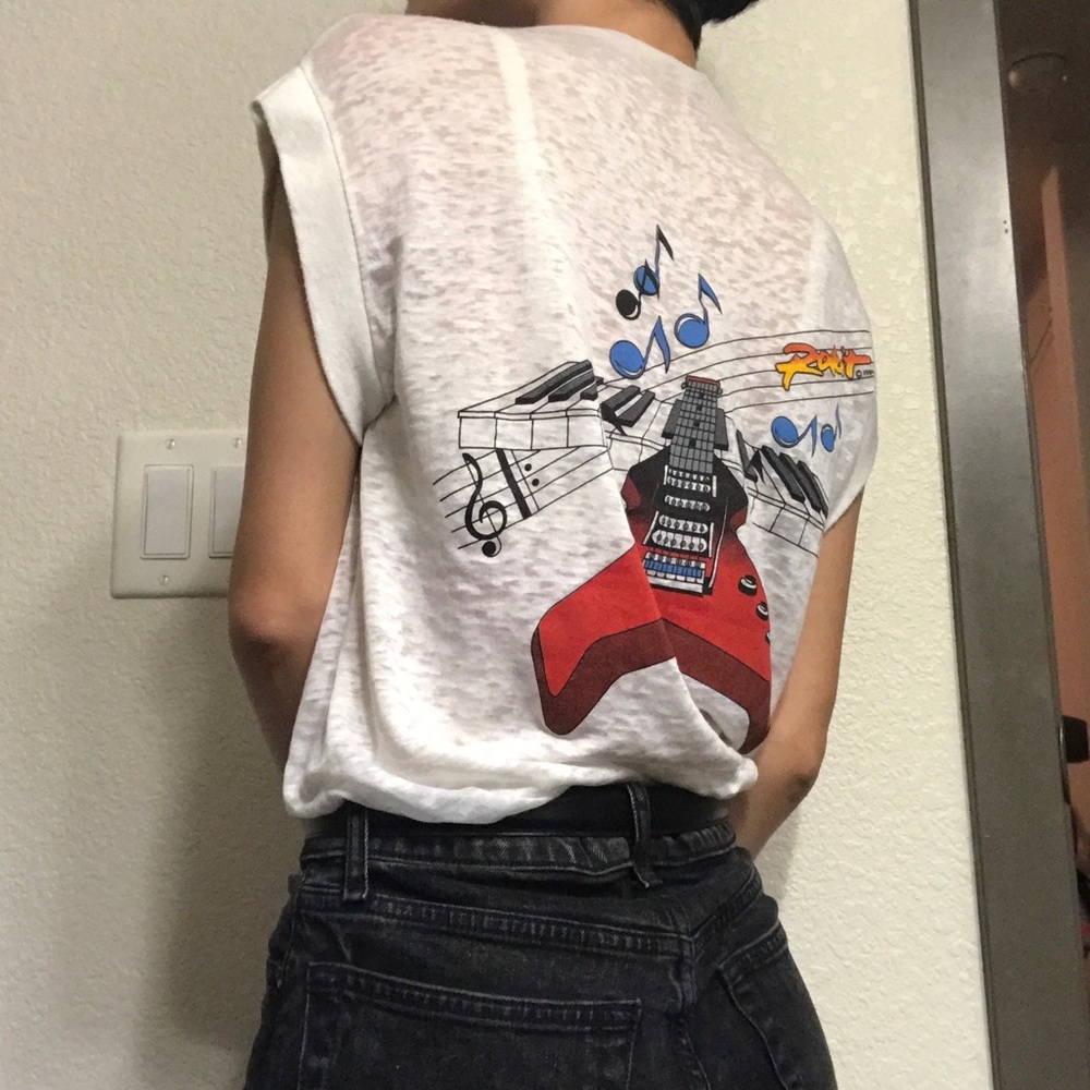 Herbie Hancock Rockit  1984 Vintage T-Shirt